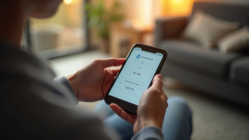 Patient using mobile phone to book appointment through clinic app