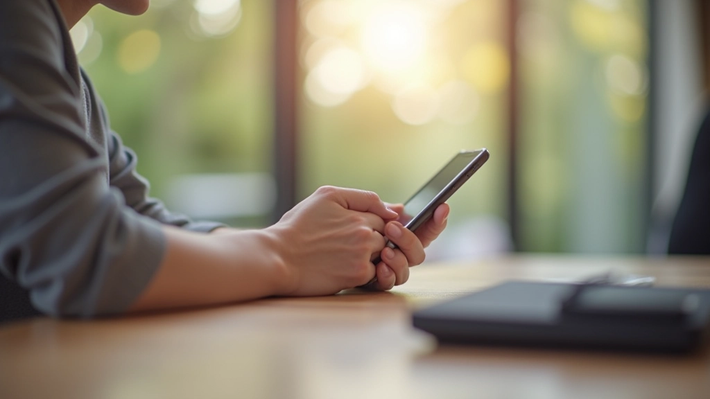 Patient using mobile phone to reschedule appointment through automated scheduling interface